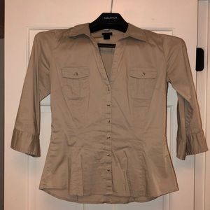 H&M size 10 (fits like Small) khaki button up